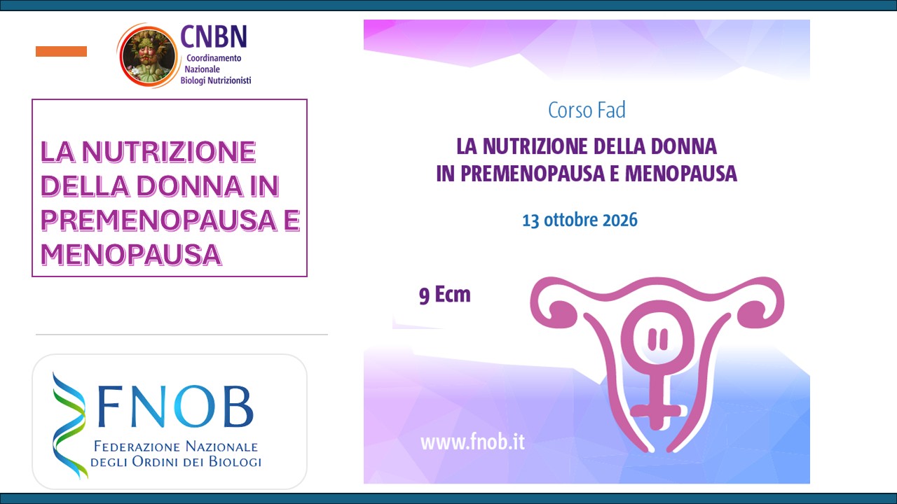 Nutrizione in menopausa